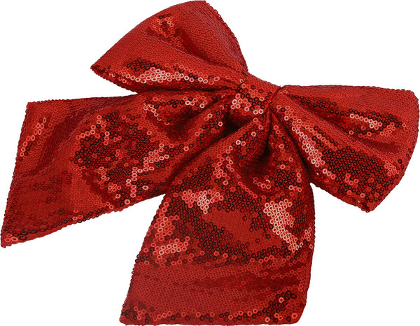 Подвеска новогодняя Золотая сказка Бант с пайетками / 592480