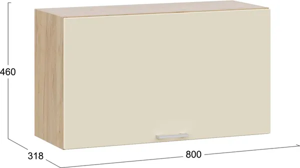 Шкаф под вытяжку ТриЯ Габриэлла 1ВВ8Г с одной откидной дверью