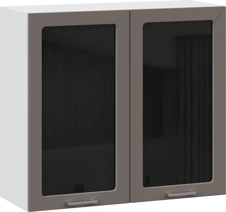 Шкаф навесной для кухни ТриЯ Габриэлла 1ВВ8С с двумя дверьми  - фото