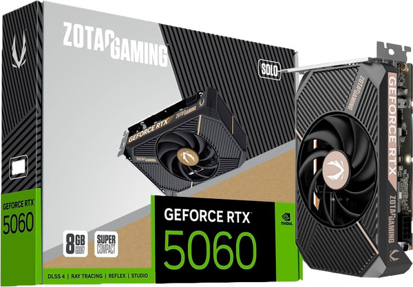 Видеокарта Zotac RTX 5060 Gaming SOLO 8GB (ZT-B50600G-10L)