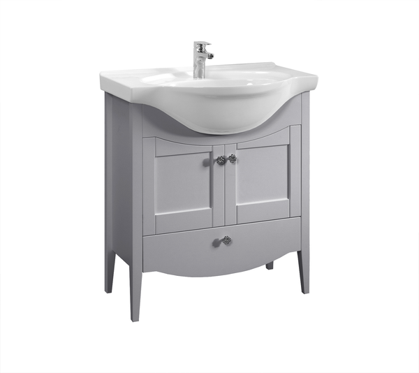 Тумба под умывальник Belux Афины Н 85-01 (30, железный серый матовый)