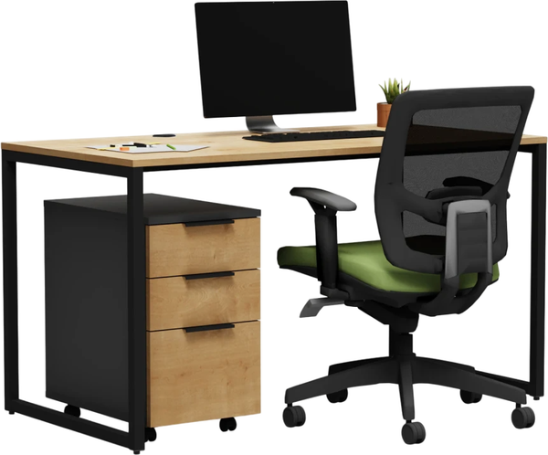 Письменный стол Crafto Тор с тумбой 09 138x70x75 - фото