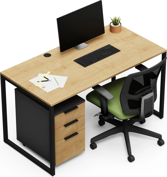 Письменный стол Crafto Тор с тумбой 09 138x70x75