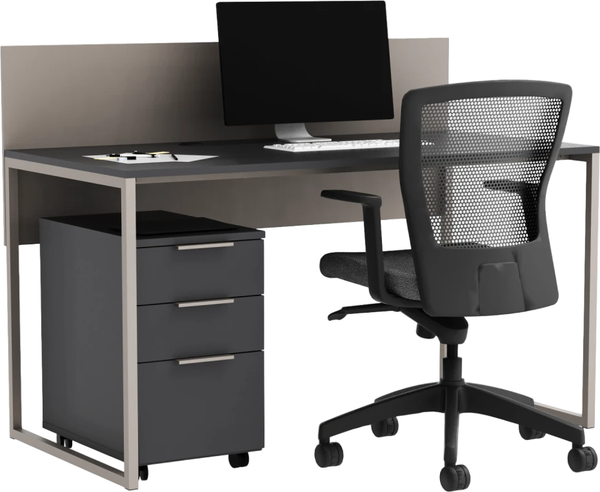 Письменный стол Crafto Тор с экраном и тумбой 01 138x70x75 - фото