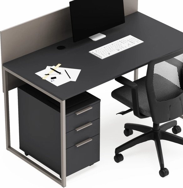 Письменный стол Crafto Тор с экраном и тумбой 01 138x70x75