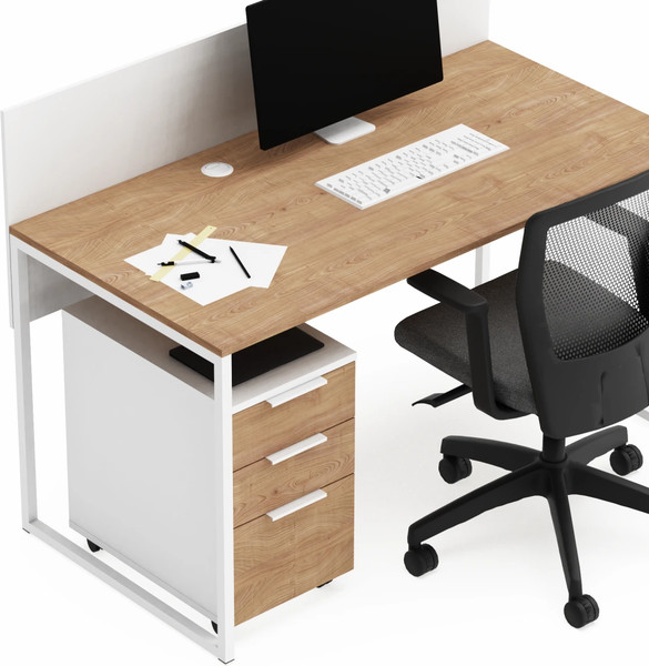 Письменный стол Crafto Тор с экраном и тумбой 03 138x70x75