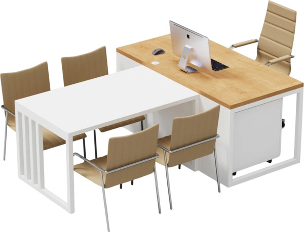 Письменный стол Crafto Дойл 01 с приставкой 210x160x79 - фото