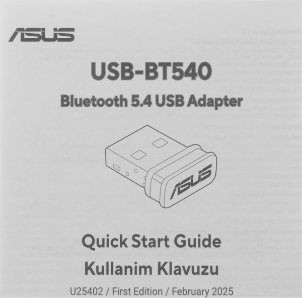 Bluetooth-адаптер Asus USB-BT540