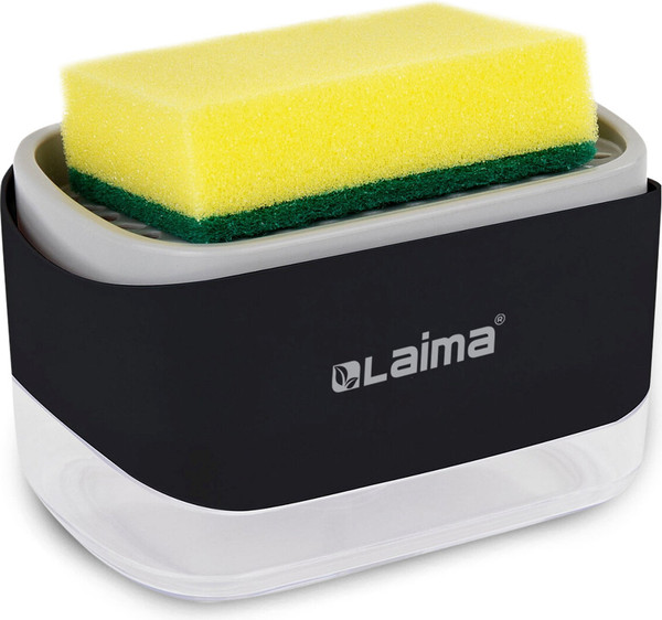 Дозатор моющего средства с подставкой для губки Laima 700042 - фото