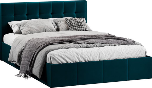 Двуспальная кровать ТриЯ Эмма с ПМ и заглушиной 140x200 - фото