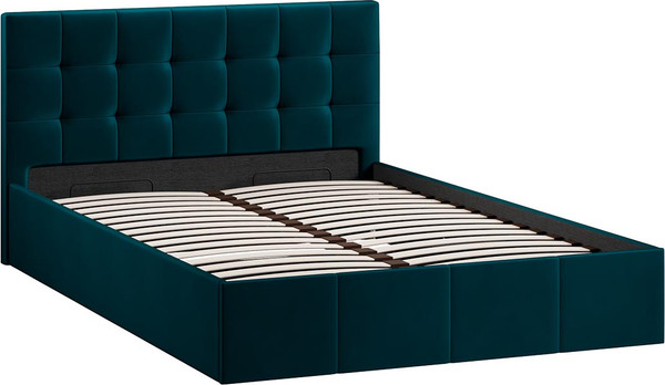 Двуспальная кровать ТриЯ Эмма с ПМ и заглушиной 140x200