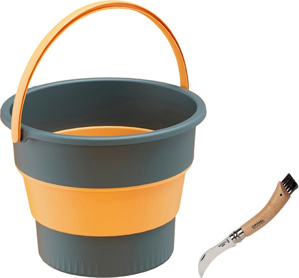 Нож грибника Opinel №8 / 001252 со складным ведром Sundays Большое / TBD0603930601A - фото