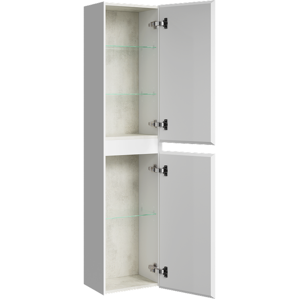 Шкаф-пенал для ванной Aqwella Geometria GE0535WM