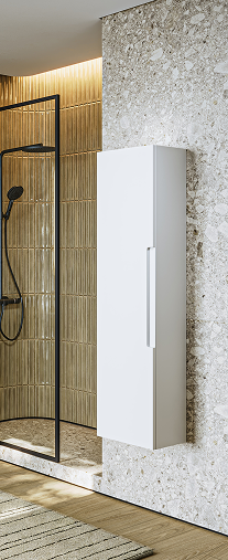 Шкаф-полупенал для ванной Aqwella Vancouver VAN0535 - фото