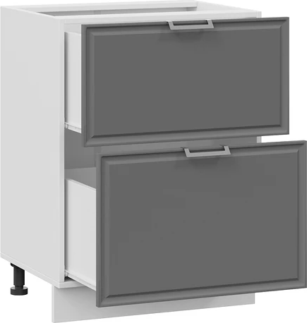 Шкаф-стол кухонный ТриЯ Белладжио с двумя ящиками / 1Н5Я2