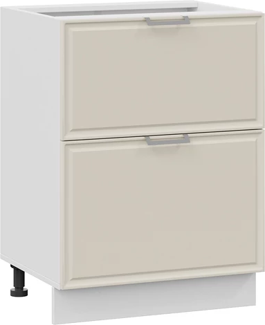 Шкаф-стол кухонный ТриЯ Белладжио 1Н5Я2 с двумя ящиками - фото