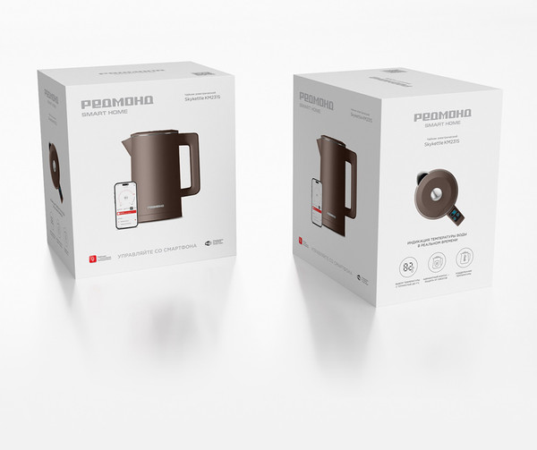 Электрочайник Redmond SkyKettle KM231S (серо-коричневый)