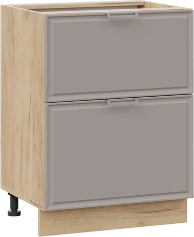 Шкаф-стол кухонный ТриЯ Белладжио 1Н5Я2 с двумя ящиками - фото