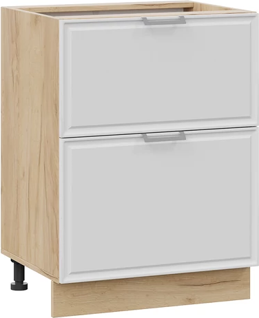 Шкаф-стол кухонный ТриЯ Белладжио 1Н5Я2 с двумя ящиками - фото