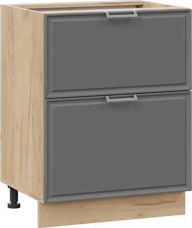 Шкаф-стол кухонный ТриЯ Белладжио 1Н8Я2 с двумя ящиками  - фото