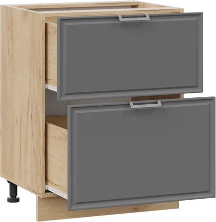 Шкаф-стол кухонный ТриЯ Белладжио 1Н8Я2 с двумя ящиками 