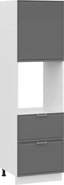 Шкаф-пенал кухонный ТриЯ Белладжио 1П6Я2 с одной дверью и двумя ящиками - фото