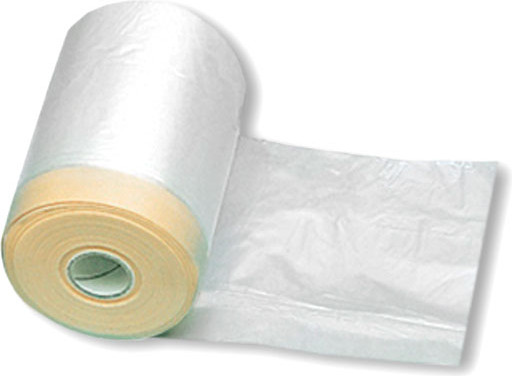 Пленка строительная Pingo Защитная с малярной лентой 550мм / 09831-6 - фото