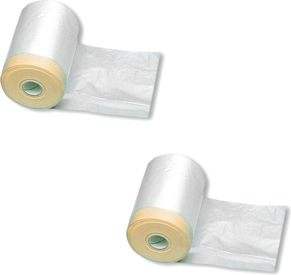 Пленка строительная Pingo Защитная с малярной лентой 550мм / 09831-62 - фото