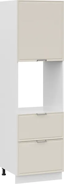 Шкаф-пенал кухонный ТриЯ Белладжио 1П6Я2 с одной дверью и двумя ящиками - фото