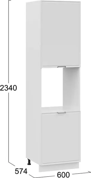Шкаф-пенал кухонный ТриЯ Белладжио 1ПВ6 с двумя дверями