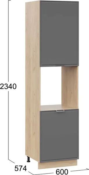 Шкаф-пенал кухонный ТриЯ Белладжио 1ПВ6 с двумя дверями