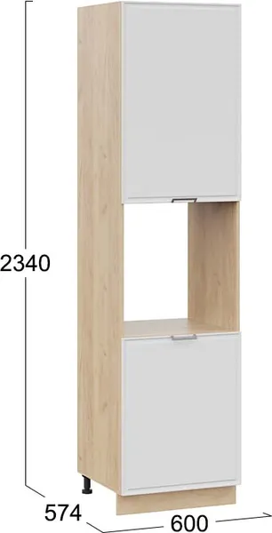 Шкаф-пенал кухонный ТриЯ Белладжио 1ПВ6 с двумя дверями