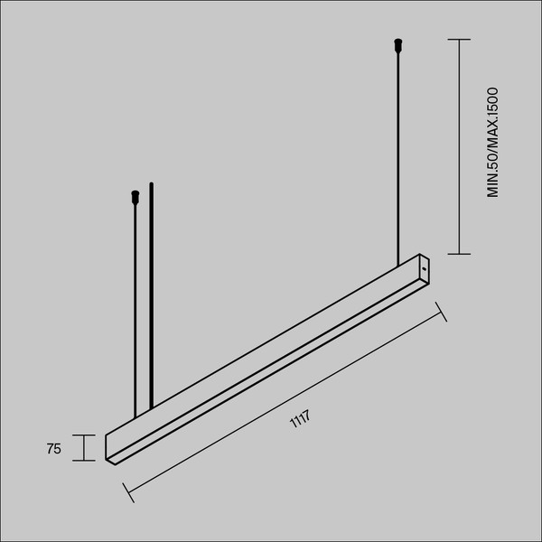 Потолочный светильник Maytoni P070PL-2.7-3-4K-W