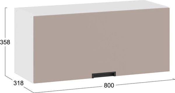 Шкаф навесной для кухни ТриЯ Гренада 1В8Г с одной откидной дверью