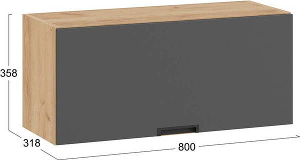 Шкаф навесной для кухни ТриЯ Гренада 1В8Г с одной откидной дверью