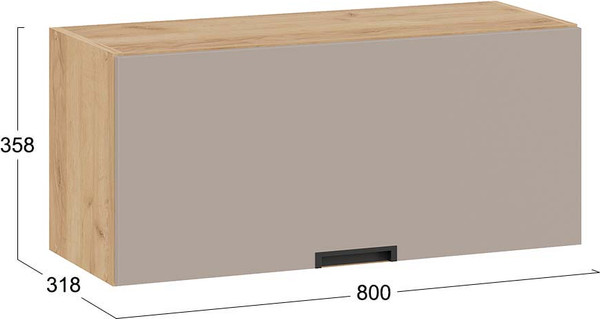 Шкаф навесной для кухни ТриЯ Гренада 1В8Г с одной откидной дверью