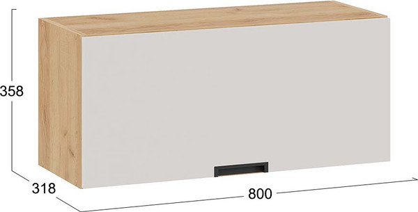 Шкаф навесной для кухни ТриЯ Гренада 1В8Г с одной откидной дверью