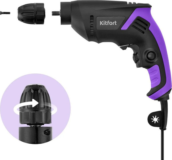 Аккумуляторная дрель-шуруповерт Kitfort КТ-6531