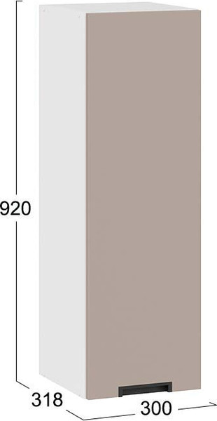 Шкаф навесной для кухни ТриЯ Гренада 1ВВ3 с одной дверью