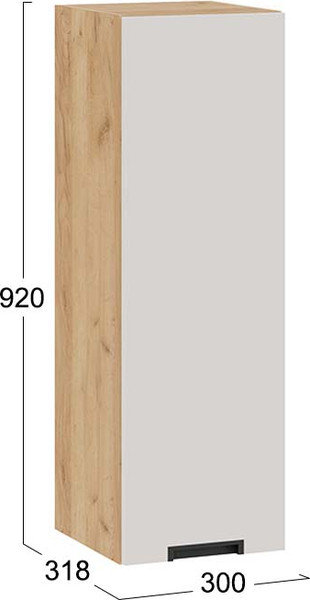 Шкаф навесной для кухни ТриЯ Гренада 1ВВ3 с одной дверью