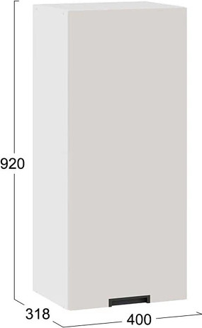 Шкаф навесной для кухни ТриЯ Гренада 1ВВ4 с одной дверью