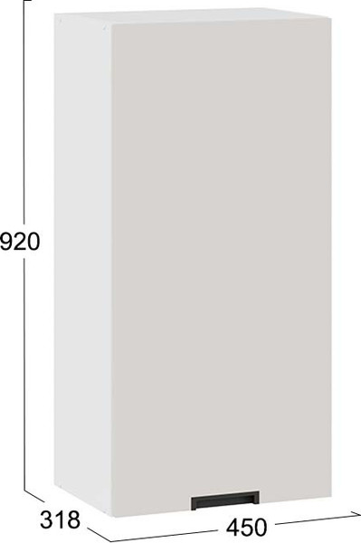 Шкаф навесной для кухни ТриЯ Гренада 1ВВ45 с одной дверью