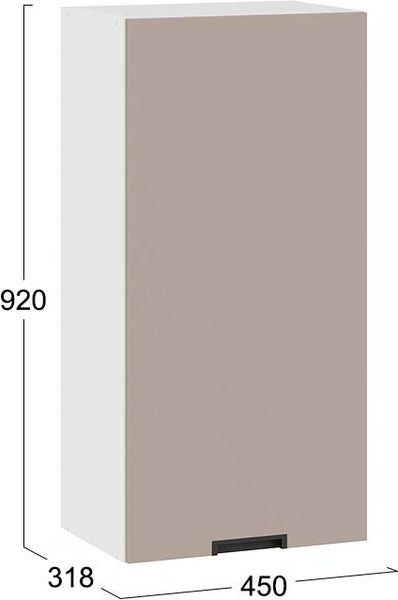 Шкаф навесной для кухни ТриЯ Гренада 1ВВ45 с одной дверью