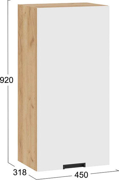 Шкаф навесной для кухни ТриЯ Гренада 1ВВ45 с одной дверью