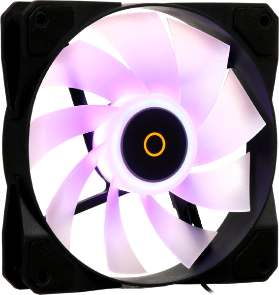 Вентилятор для корпуса Ocypus Beta F12 BK ARGB Reverse Blade (Beta-F12-BK1AM01X-GL) - фото