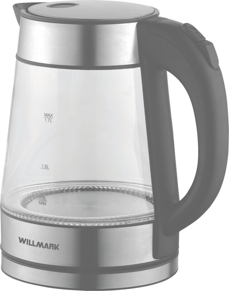 Электрочайник Willmark WEK-1736G / 2002567 (черный) - фото