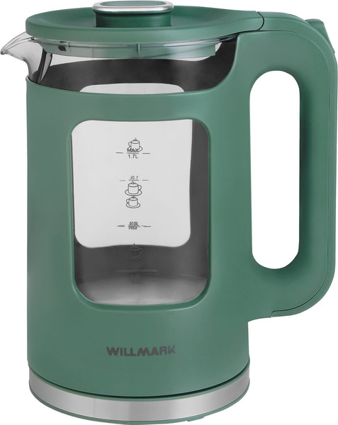 Электрочайник Willmark WEK-1725G / 2002559 (зеленый) - фото