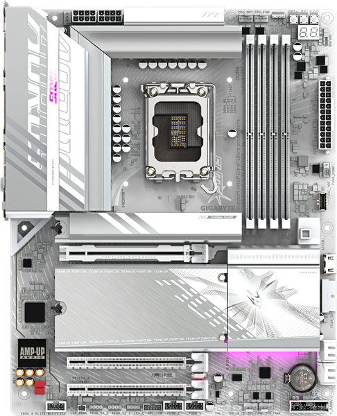 Материнская плата Gigabyte Z890 Aorus Elite WIFI7 Ice rev.1.1 - фото