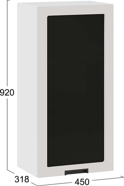 Шкаф навесной для кухни ТриЯ Гренада 1ВВ45С с одной дверью