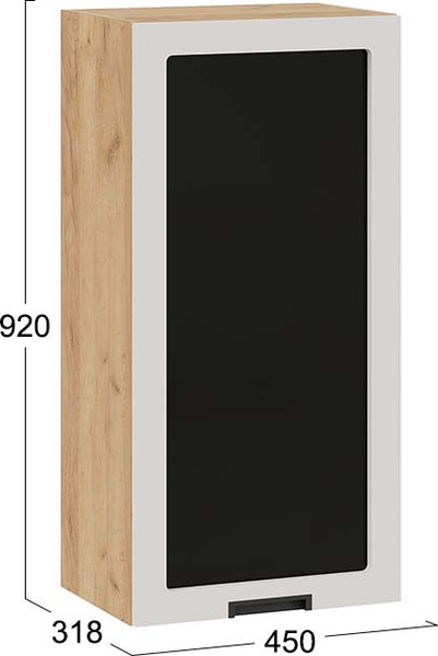 Шкаф навесной для кухни ТриЯ Гренада 1ВВ45С с одной дверью